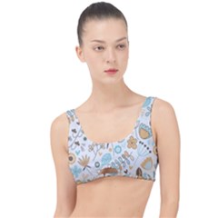 Pattern Flower Leaves, The Little Details Bikini Top by Grandong