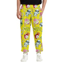 Robot Pattern Men s Elastic Waist Pants by Ndabl3x