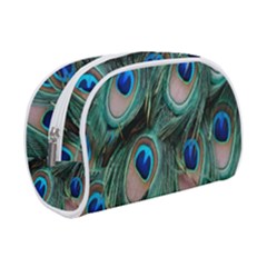 Peacock-feathers,blue2 Make Up Case (small) by nateshop