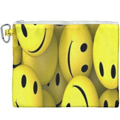 Emoji, Colour, Faces, Smile, Wallpaper Canvas Cosmetic Bag (xxxl) by nateshop