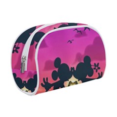 Mickey And Minnie, Mouse, Disney, Cartoon, Love Make Up Case (small) by nateshop