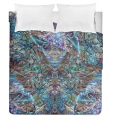 Scary Face Pour Duvet Cover Double Side (queen Size) by kaleidomarblingart