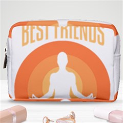 Best Friend T- Shirt Cool Dog Pet Saying T- Shirt Yoga Reflexion Pose T- Shirtyoga Reflexion Pose T- Shirt Make Up Pouch (medium) by hizuto