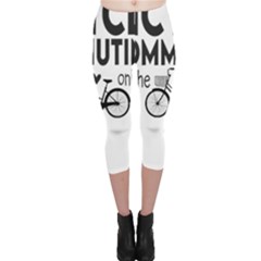 Bicycle T- Shirt Bicycle Commuting Is The Only Way For Me T- Shirt Yoga Reflexion Pose T- Shirtyoga Reflexion Pose T- Shirt Capri Leggings  by hizuto