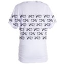 Black And White Cow T- Shirt Black And White Cows Keep On Moooving Cow Puns T- Shirt Yoga Reflexion Pose T- Shirtyoga Reflexion Pose T- Shirt Women s Oversized T-Shirt View2