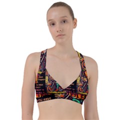 A Little Cat Sweetheart Sports Bra by Internationalstore