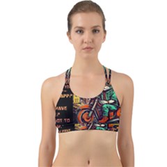 A Little Cat Back Web Sports Bra by Internationalstore