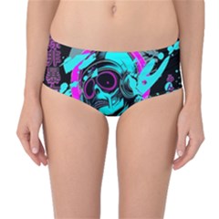 Aesthetic Art  Mid-waist Bikini Bottoms by Internationalstore