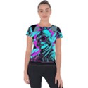 Aesthetic art  Short Sleeve Sports Top  View1