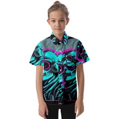 Aesthetic Art  Kids  Short Sleeve Shirt by Internationalstore