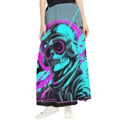 Aesthetic Art  Maxi Chiffon Skirt by Internationalstore