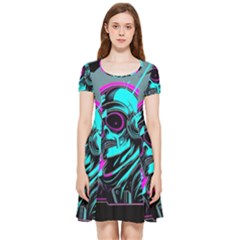 Aesthetic Art  Inside Out Cap Sleeve Dress by Internationalstore