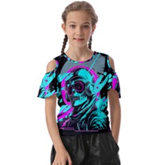 Aesthetic Art  Kids  Butterfly Cutout T-shirt by Internationalstore