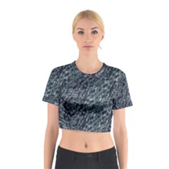 Ceramics Broken  Cotton Crop Top by Internationalstore