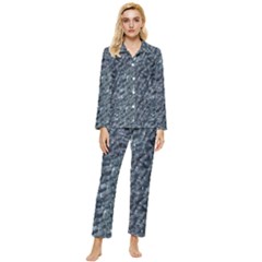 Ceramics Broken  Womens  Long Sleeve Velvet Pocket Pajamas Set by Internationalstore