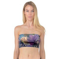 Abstract Blossoms  Bandeau Top by Internationalstore