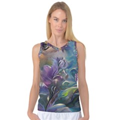 Abstract Blossoms  Women s Basketball Tank Top by Internationalstore