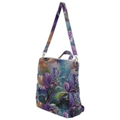 Abstract Blossoms  Crossbody Backpack by Internationalstore