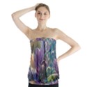 Abstract Blossoms  Strapless Top View1