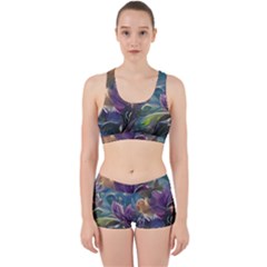 Abstract Blossoms  Work It Out Gym Set by Internationalstore