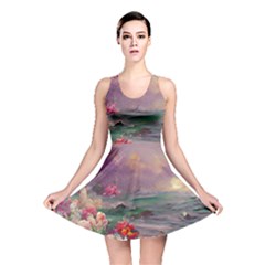 Abstract Flowers  Reversible Skater Dress by Internationalstore