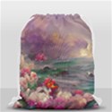 Abstract Flowers  Drawstring Bag (Small) View1