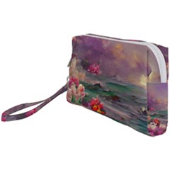 Abstract Flowers  Wristlet Pouch Bag (small) by Internationalstore