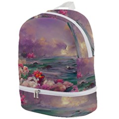 Abstract Flowers  Zip Bottom Backpack by Internationalstore