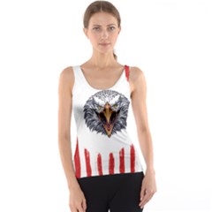 Usa Soccer T- Shirt U S A Patriotic American Flag Soccer Ball Football T- Shirt (1) Women s Basic Tank Top by ZUXUMI