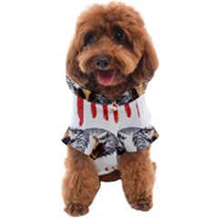 Usa Soccer T- Shirt U S A Patriotic American Flag Soccer Ball Football T- Shirt (1) Dog Coat by ZUXUMI