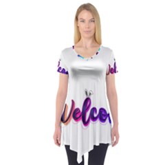 Arts Short Sleeve Tunic  by Internationalstore