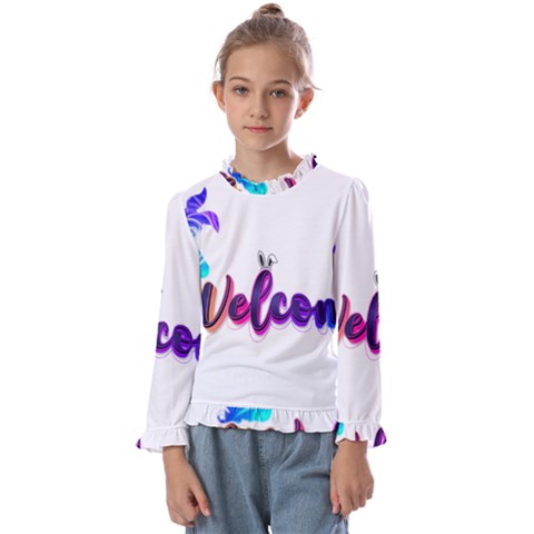 Arts Kids  Frill Detail T-shirt by Internationalstore