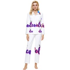 Arts Womens  Long Sleeve Velvet Pocket Pajamas Set by Internationalstore