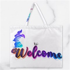 Arts Zipper Large Tote Bag by Internationalstore