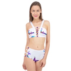 Arts Cage Up Bikini Set by Internationalstore