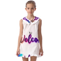 Arts Kids  Pilgrim Collar Ruffle Hem Dress by Internationalstore