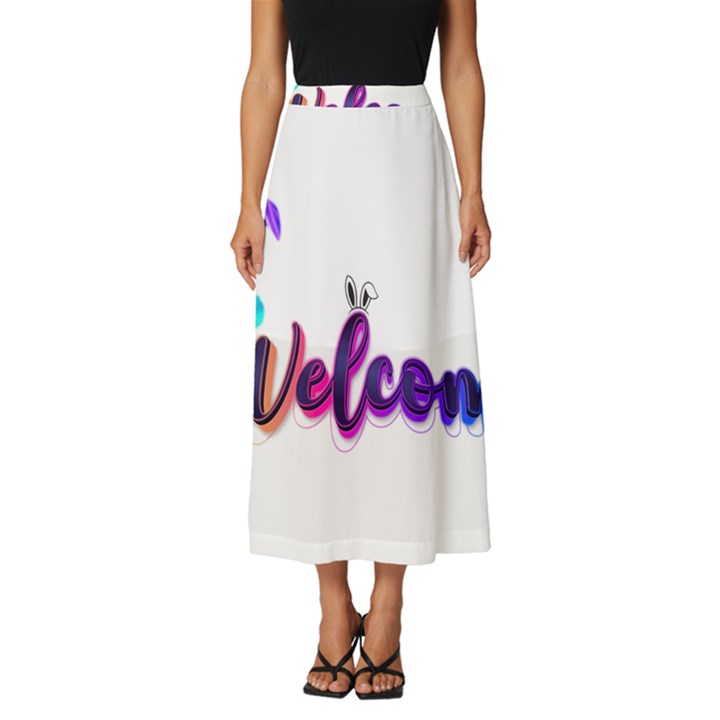 Arts Classic Midi Chiffon Skirt