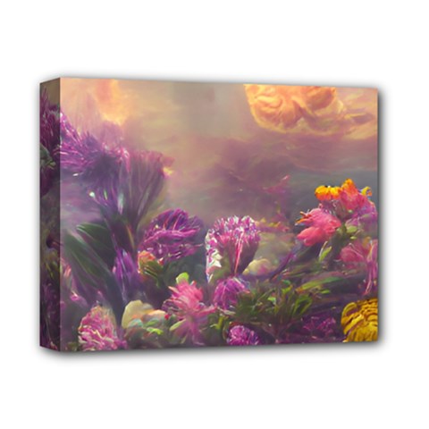 Floral Blossoms  Deluxe Canvas 14  X 11  (stretched) by Internationalstore