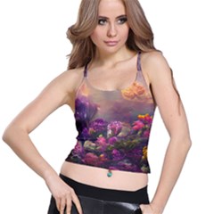 Floral Blossoms  Spaghetti Strap Bra Top by Internationalstore