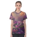 Floral Blossoms  Women s Cotton T-Shirt View1