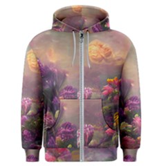 Floral Blossoms  Men s Zipper Hoodie by Internationalstore