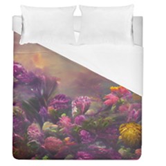 Floral Blossoms  Duvet Cover (queen Size) by Internationalstore