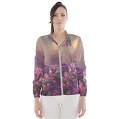 Floral Blossoms  Women s Windbreaker by Internationalstore