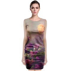 Floral Blossoms  Classic Sleeveless Midi Dress by Internationalstore