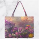 Floral Blossoms  Zipper Medium Tote Bag View1