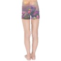 Floral Blossoms  Kids  Sports Shorts View2