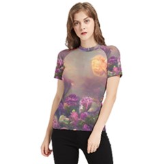 Floral Blossoms  Women s Short Sleeve Rash Guard by Internationalstore