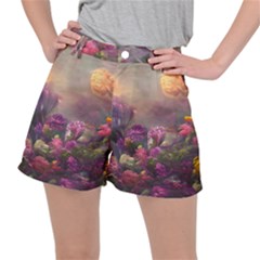 Floral Blossoms  Women s Ripstop Shorts by Internationalstore