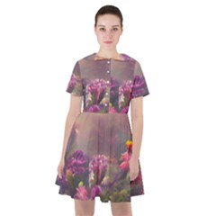 Floral Blossoms  Sailor Dress by Internationalstore