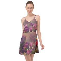 Floral Blossoms  Summer Time Chiffon Dress by Internationalstore